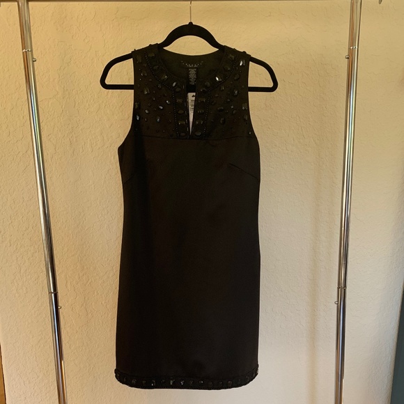 Laundry By Shelli Segal Dresses & Skirts - Laundry by Shelli Segal brand new partial beaded little black dress Size 6